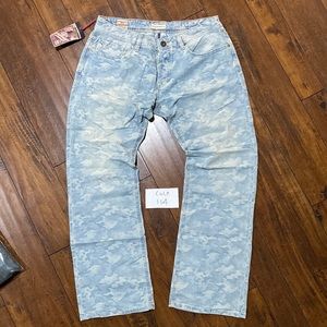 NWT Cult of Individuality Hagen Relaxed Camo Denim Jeans #C114